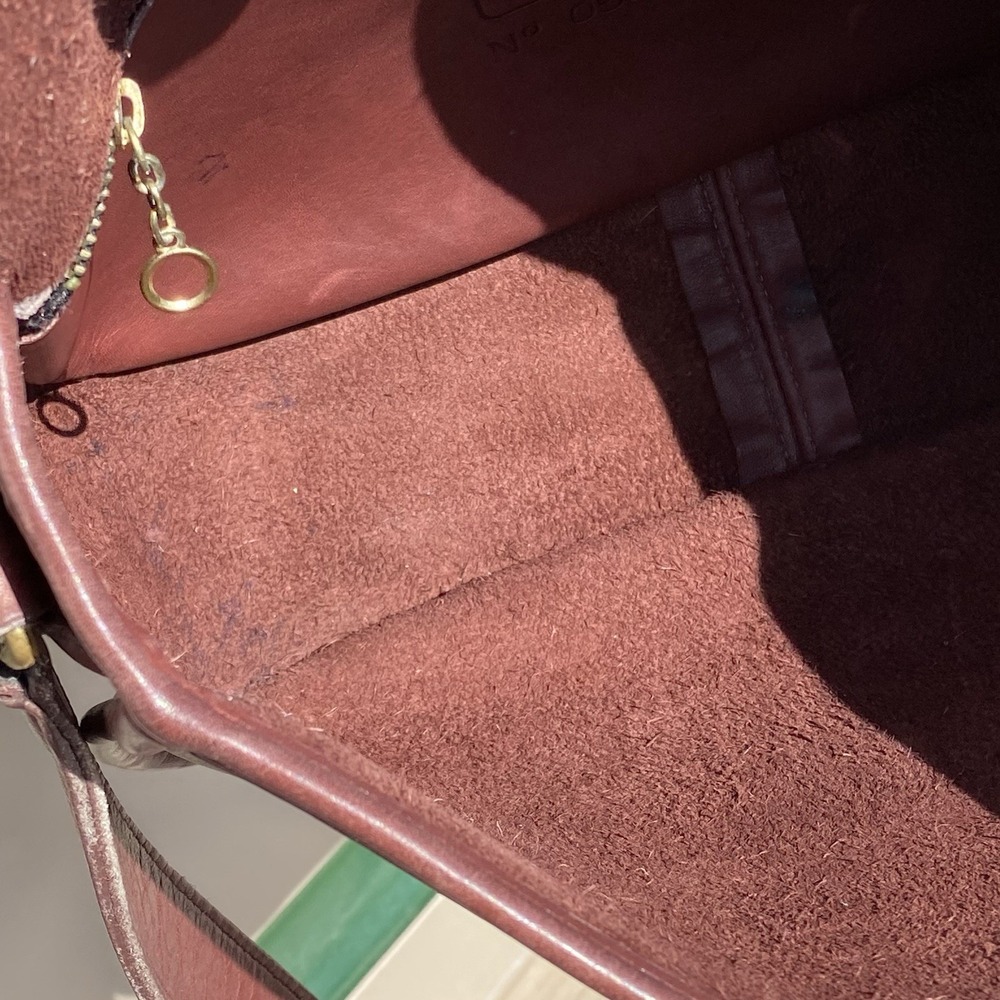 Vintage Coach Burgundy Chelsea Bag 9894 Crossbody Bag United States Pre-1994 - Picture 14 of 16